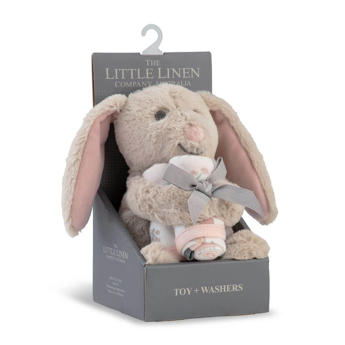 Little Linen Plush Toy & Washers - Image 2
