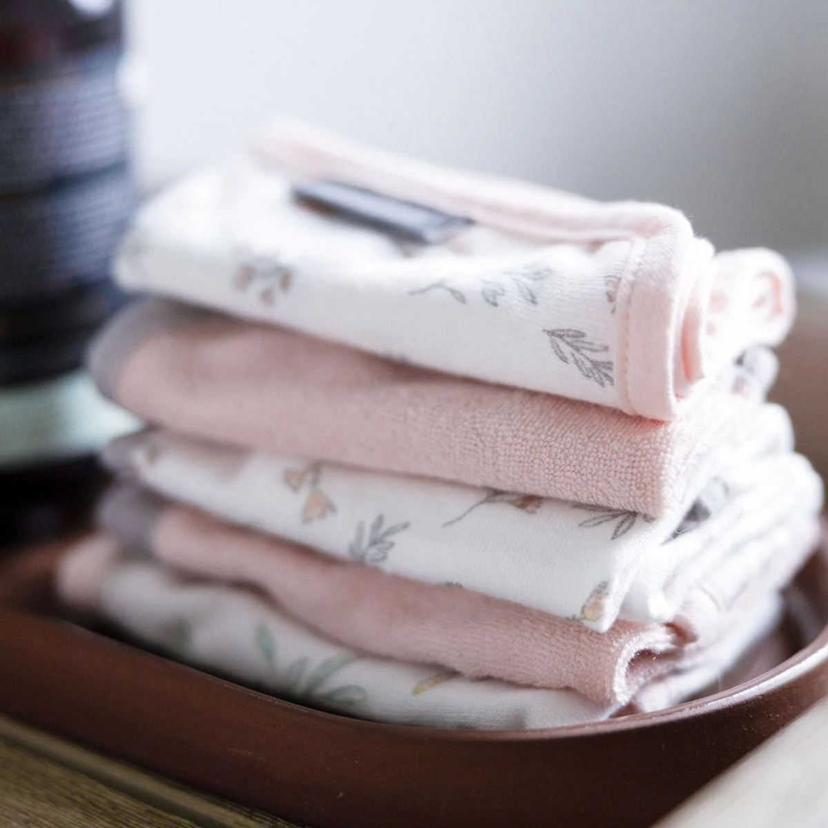 Little Linen Towelling Washcloths 6pk - Image 7