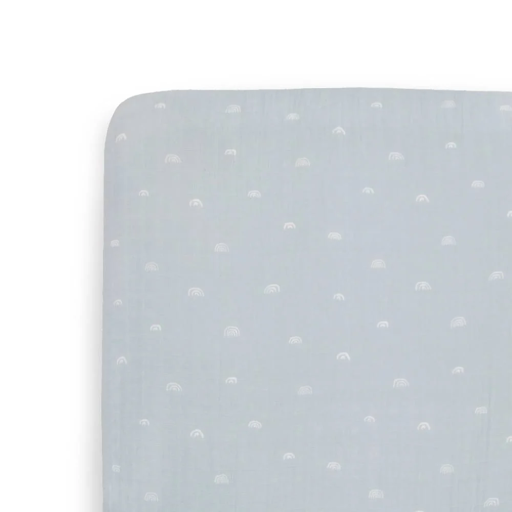 Little Unicorn Cotton Muslin Fitted Cot Sheet - Image 11