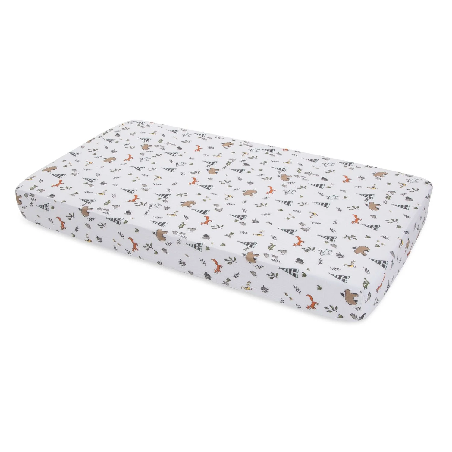 Little Unicorn Cotton Muslin Fitted Cot Sheet - Image 6