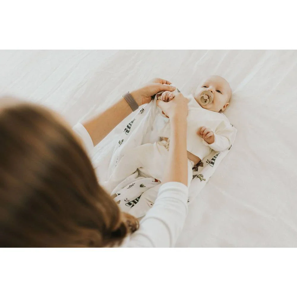 Little Unicorn Cotton Muslin Sleeping Bag Forest Friends - Image 4