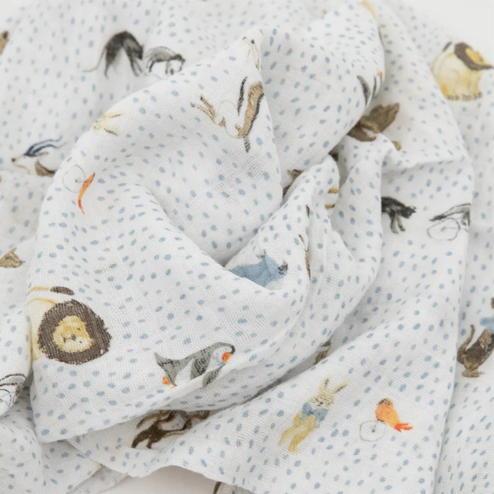 Little Unicorn Cotton Muslin Swaddle 1pk - Image 15