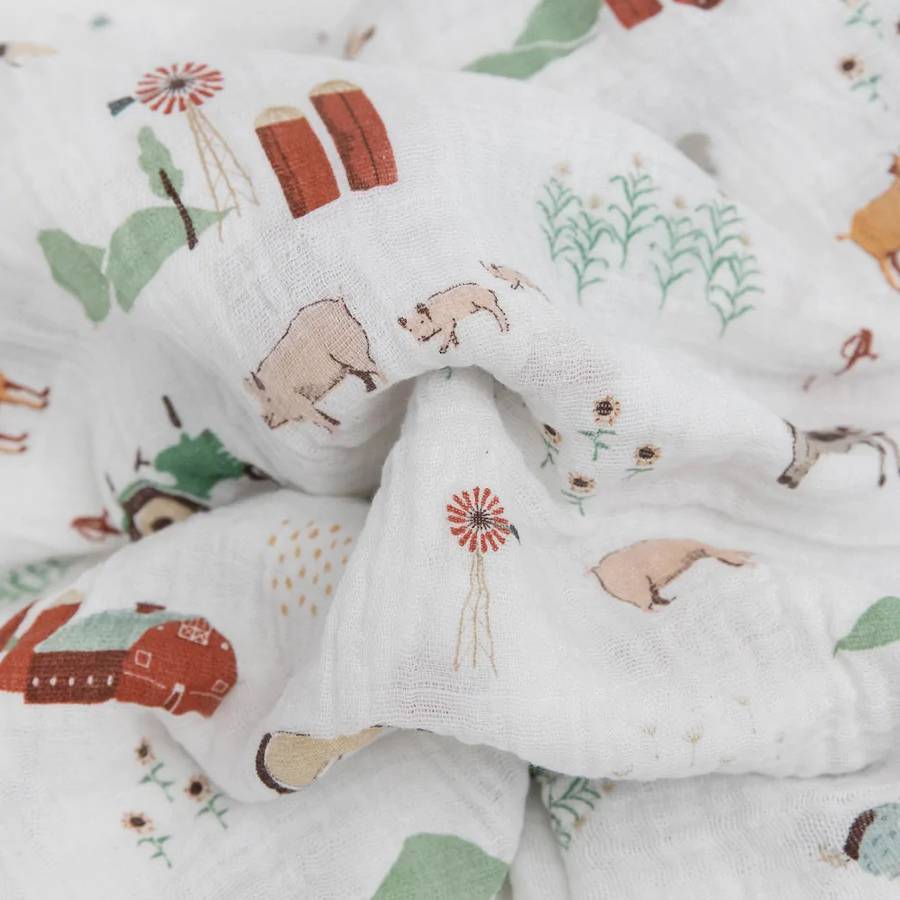Little Unicorn Cotton Muslin Swaddle 1pk - Image 16