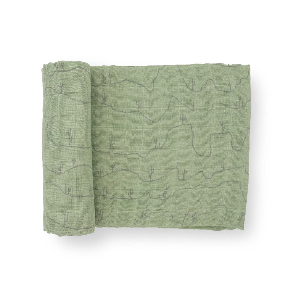 Little Unicorn Cotton Muslin Swaddle 1pk - Image 7