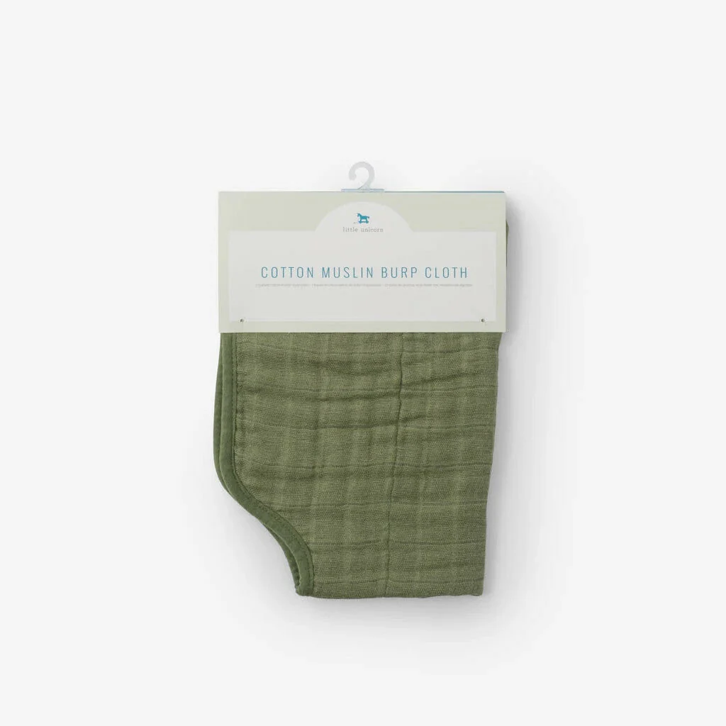 Little Unicorn Muslin Burp Cloth - Image 5