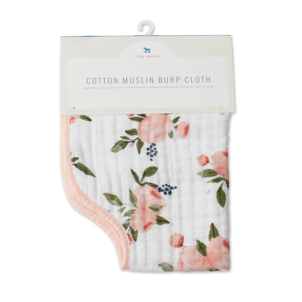 Little Unicorn Muslin Burp Cloth - Image 8