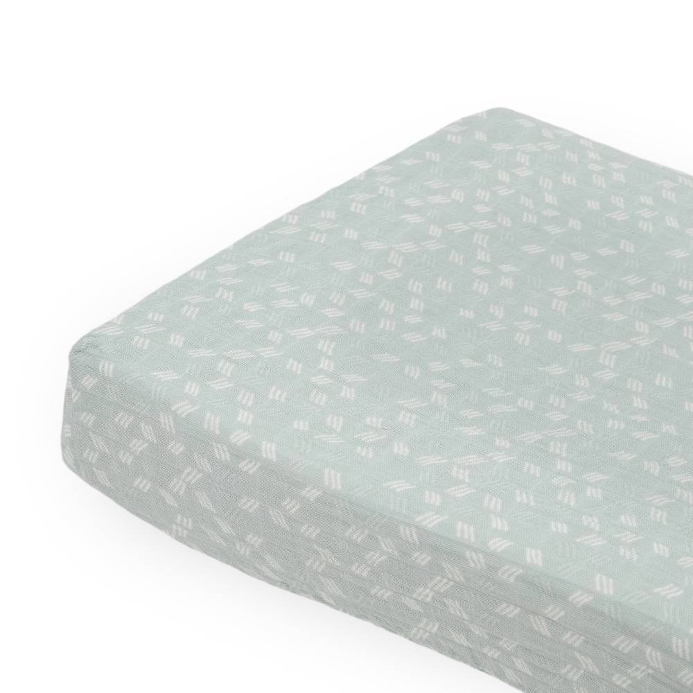 Little Unicorn Muslin Change Pad Cover - Image 4