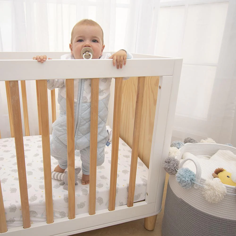 Living Textiles 2pk Cot Fitted Sheets Mason - Clearance - Image 4