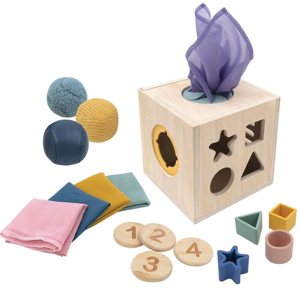 Living Textiles Playground 4-in-1 Sensory Cube