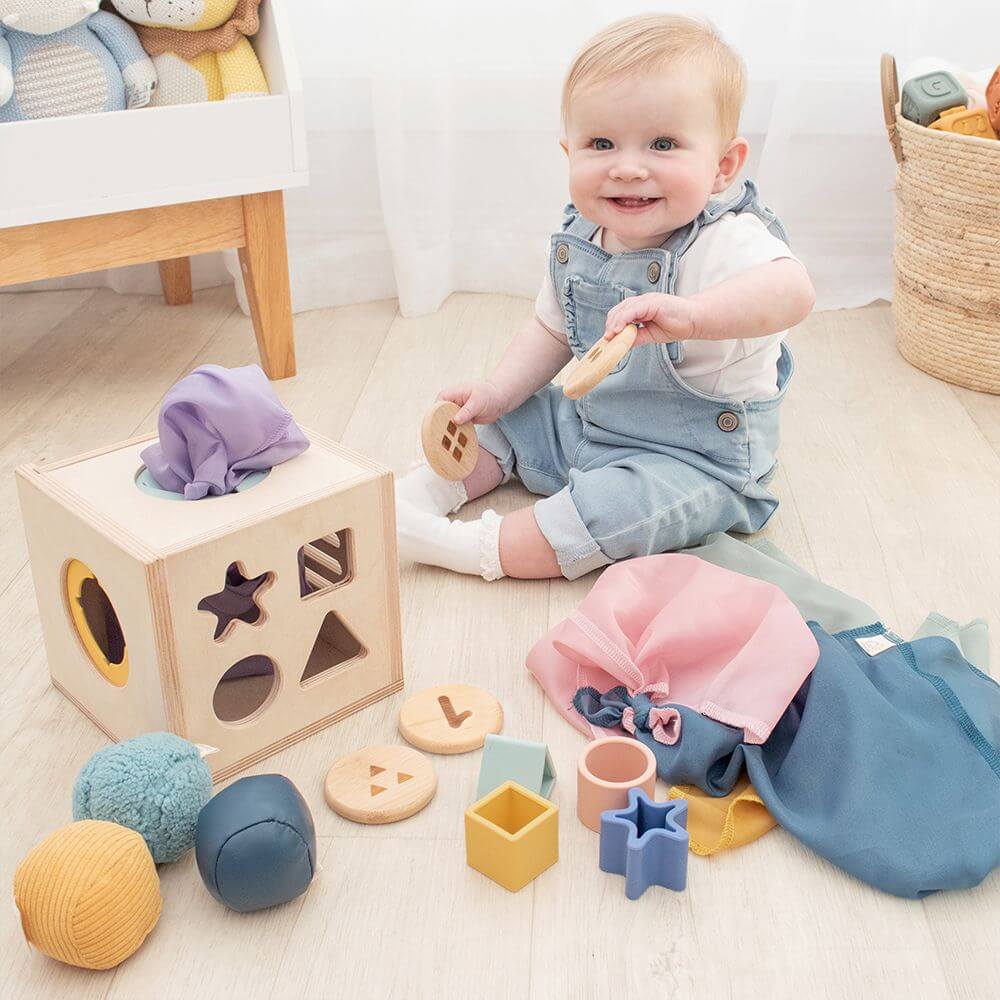 Living Textiles Playground 4-in-1 Sensory Cube - Image 2