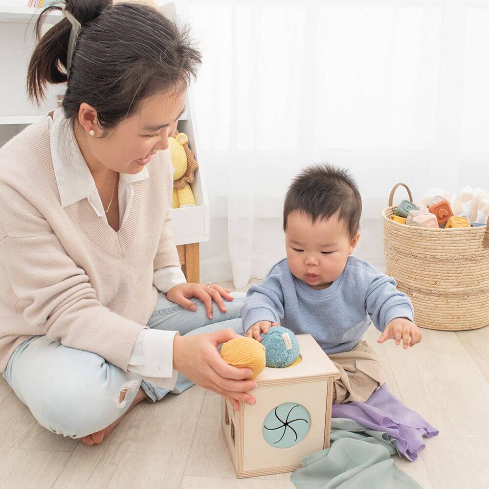Living Textiles Playground 4-in-1 Sensory Cube - Image 6