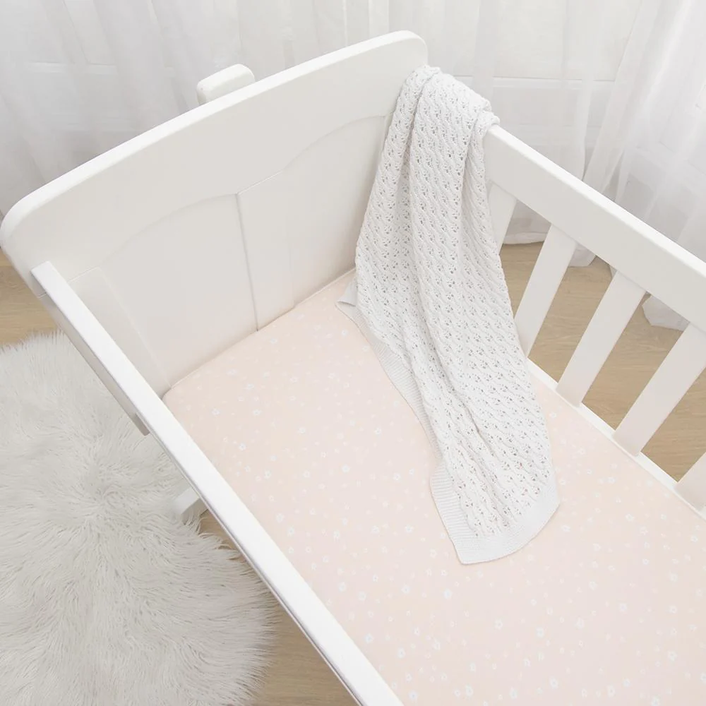 Living Textiles Bassinet Fitted Sheets 2pk Ava - Clearance - Image 2