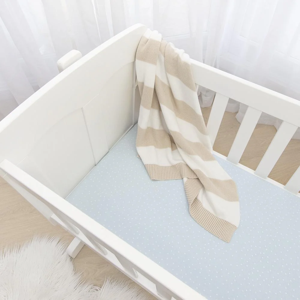 Living Textiles Bassinet Fitted Sheets 2pk Mason - Clearance - Image 2