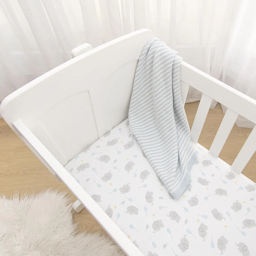 Living Textiles Bassinet Fitted Sheets 2pk Mason - Clearance - Image 3