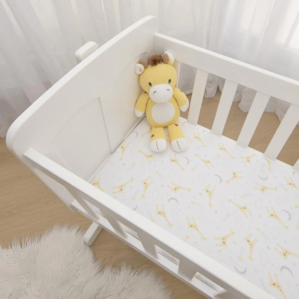 Living Textiles Bassinet Fitted Sheets 2pk Noah - Clearance - Image 2