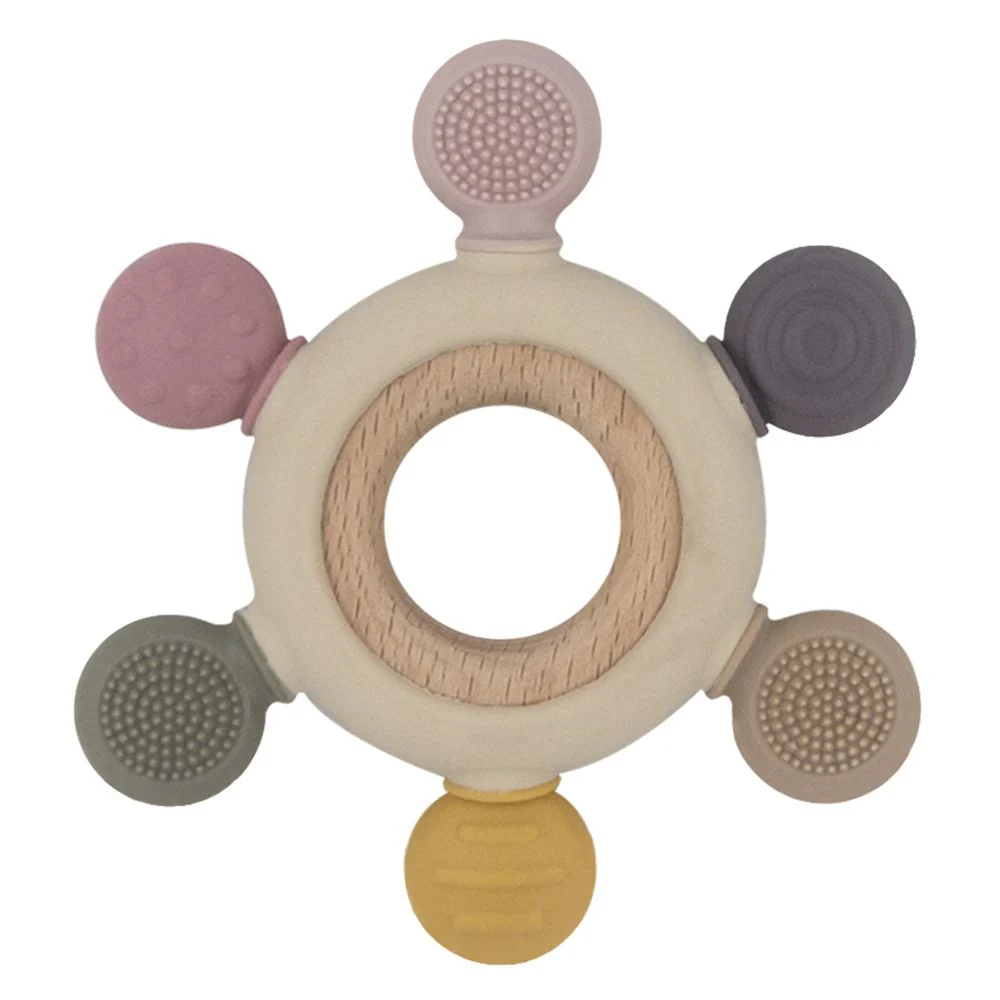 Living Textiles Playground Multi-Surface Teething Wheel - Image 2