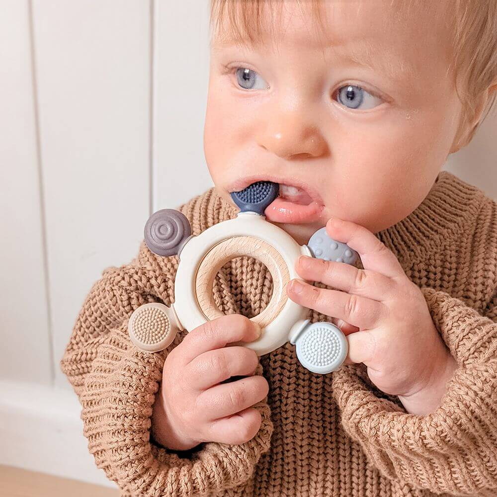 Living Textiles Playground Multi-Surface Teething Wheel - Image 3