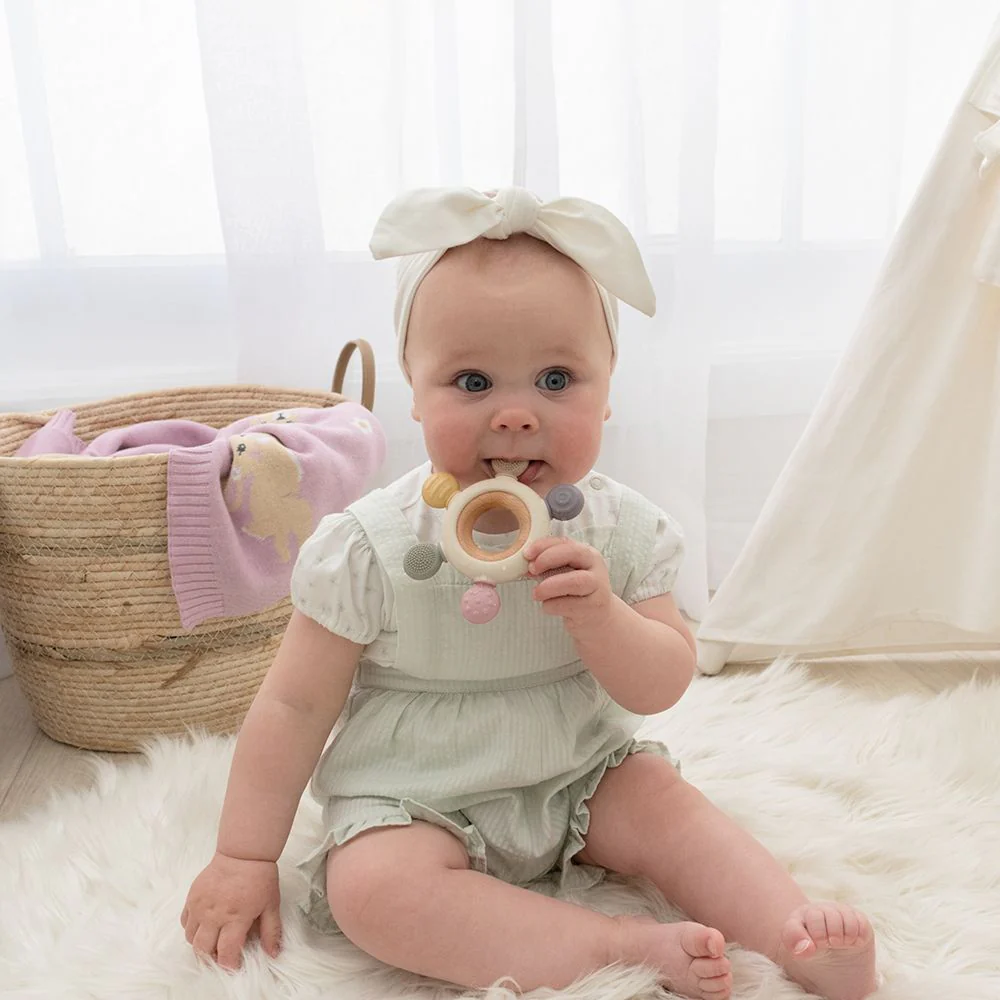 Living Textiles Playground Multi-Surface Teething Wheel - Image 4