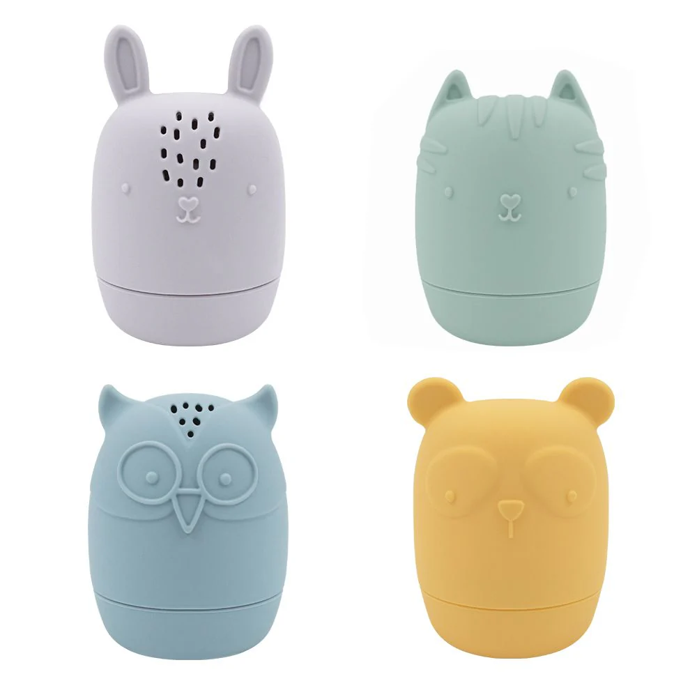 Living Textiles Playground Silicone Bath Buddies 4pk