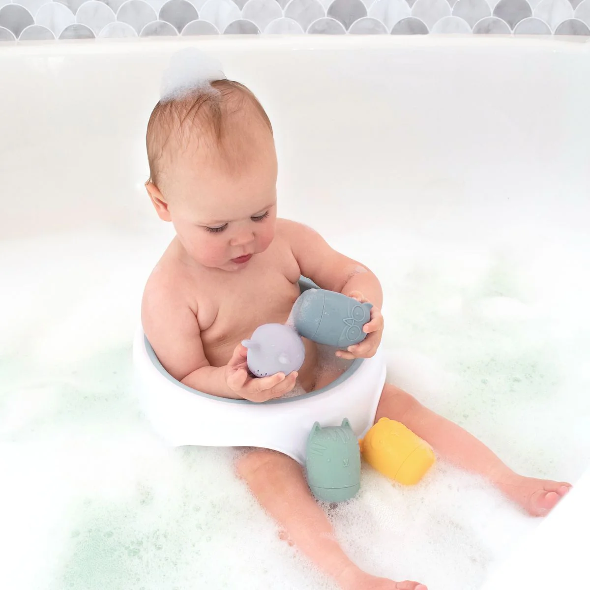 Living Textiles Playground Silicone Bath Buddies 4pk - Image 2