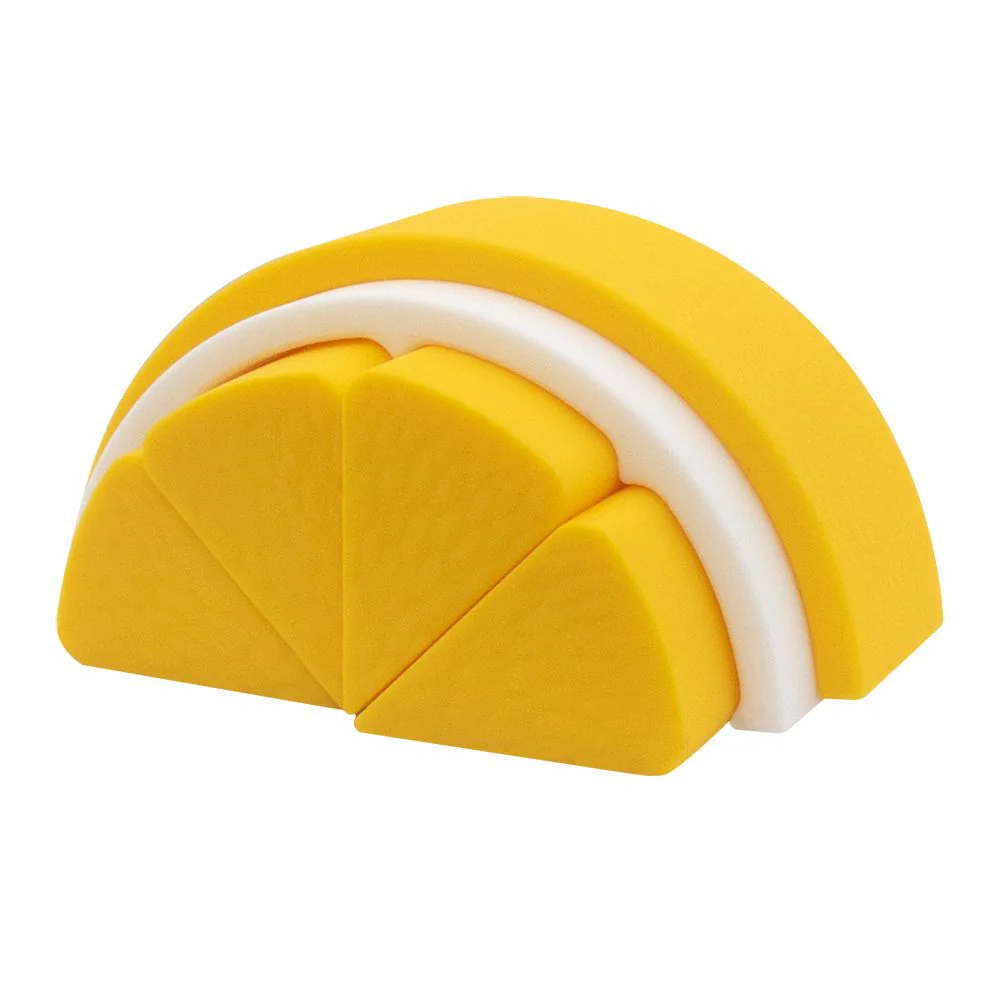 Living Textiles Playground Silicone Citrus Fruit Stacking Puzzle - Image 2
