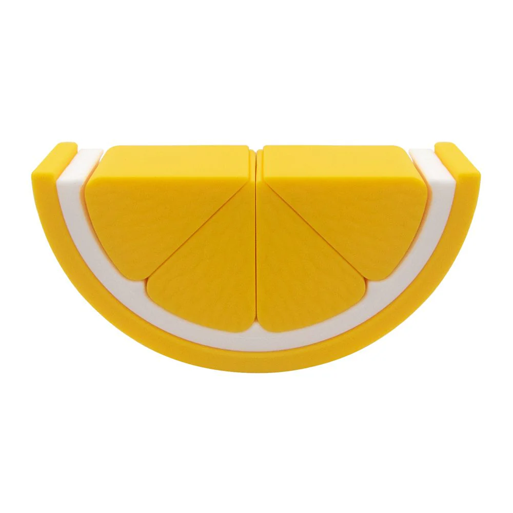 Living Textiles Playground Silicone Citrus Fruit Stacking Puzzle - Image 4