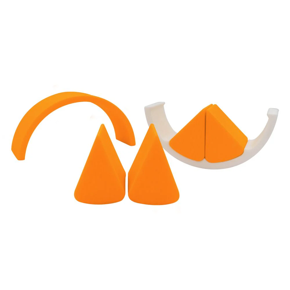Living Textiles Playground Silicone Citrus Fruit Stacking Puzzle - Image 5