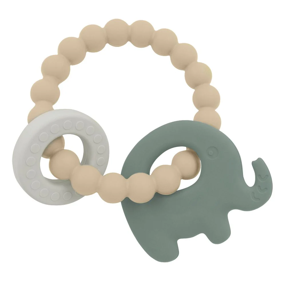 Living Textiles Playground Silicone Elephant Teether - Image 2