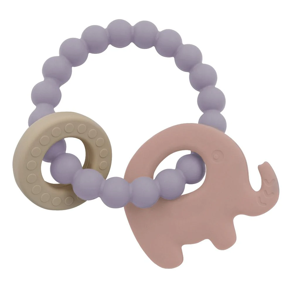 Living Textiles Playground Silicone Elephant Teether - Image 3