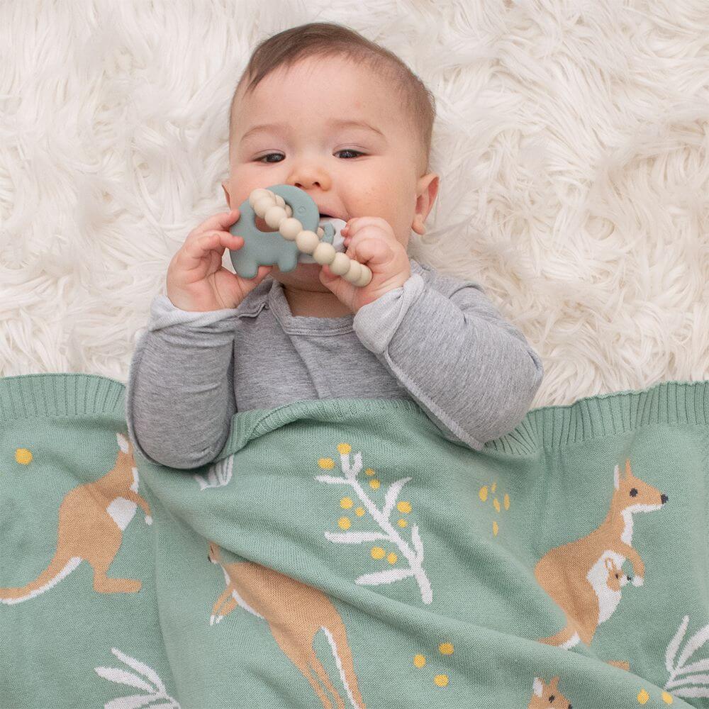 Living Textiles Playground Silicone Elephant Teether - Image 5