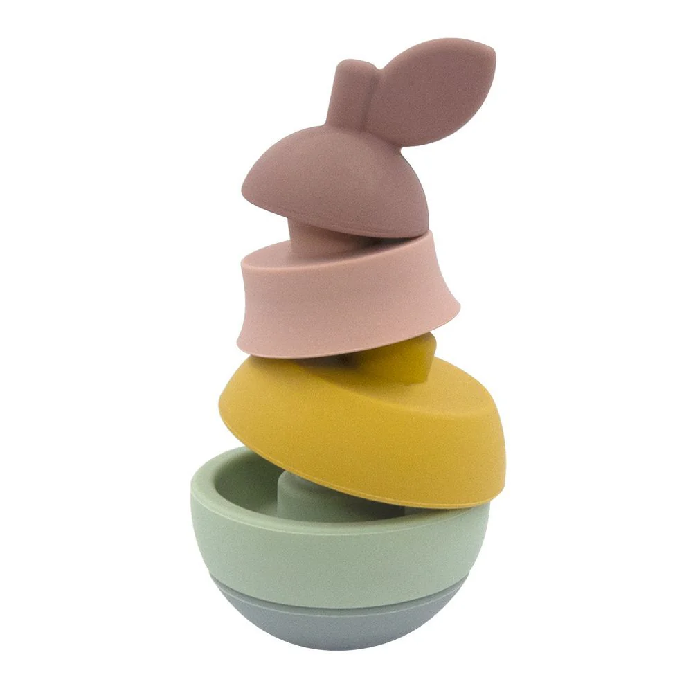 Living Textiles Playground Silicone Fruit Stacking Puzzle - Image 3