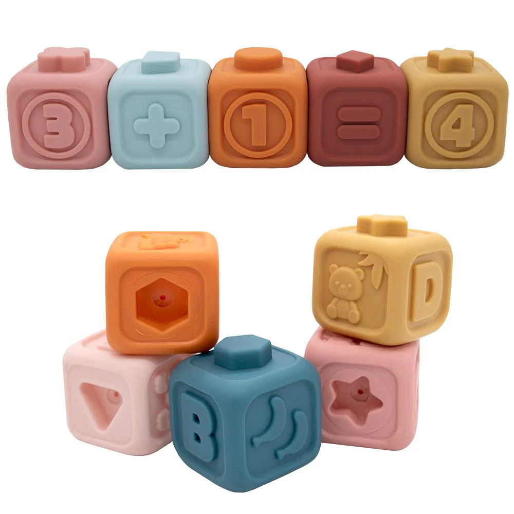 Living Textiles Playground Silicone My First Learning Blocks - Image 3