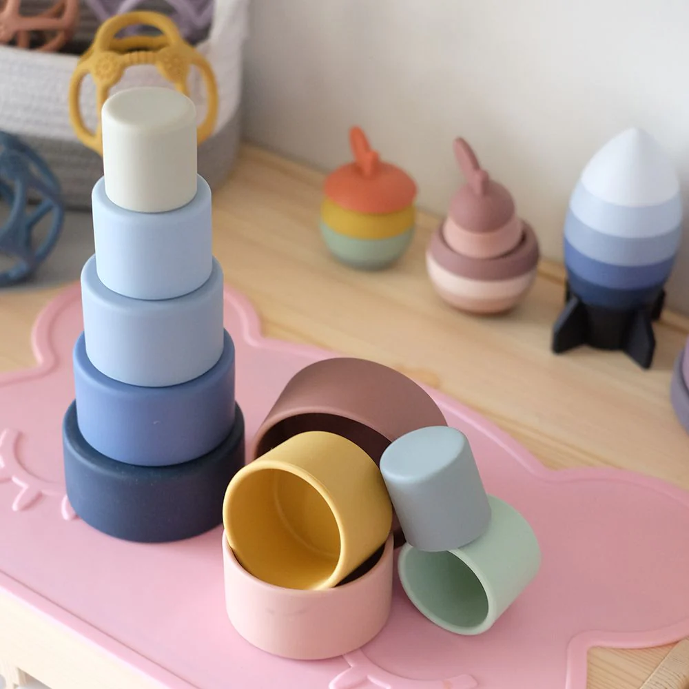 Living Textiles Playground Silicone Nestling Blocks - Image 7