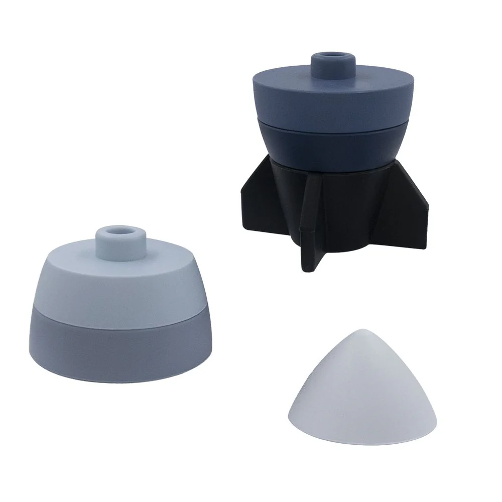 Living Textiles Playground Silicone Rocket Stacking Puzzle - Image 2