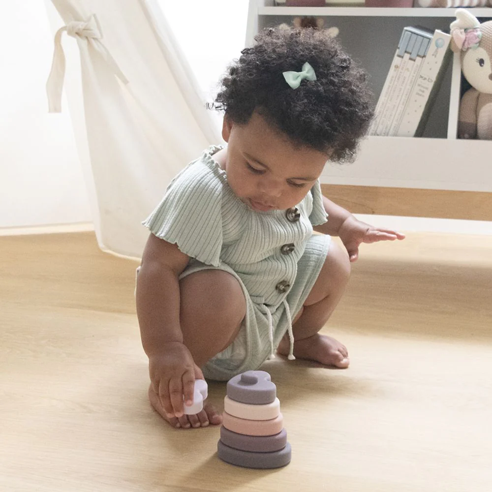 Living Textiles Playground Silicone Stacking Tower - Image 9