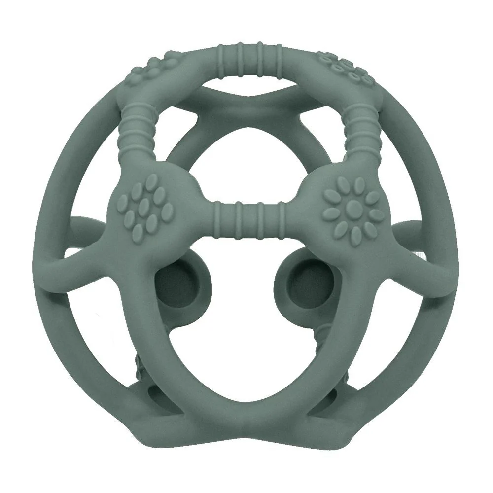 Living Textiles Playground Silicone Teething Ball - Image 3