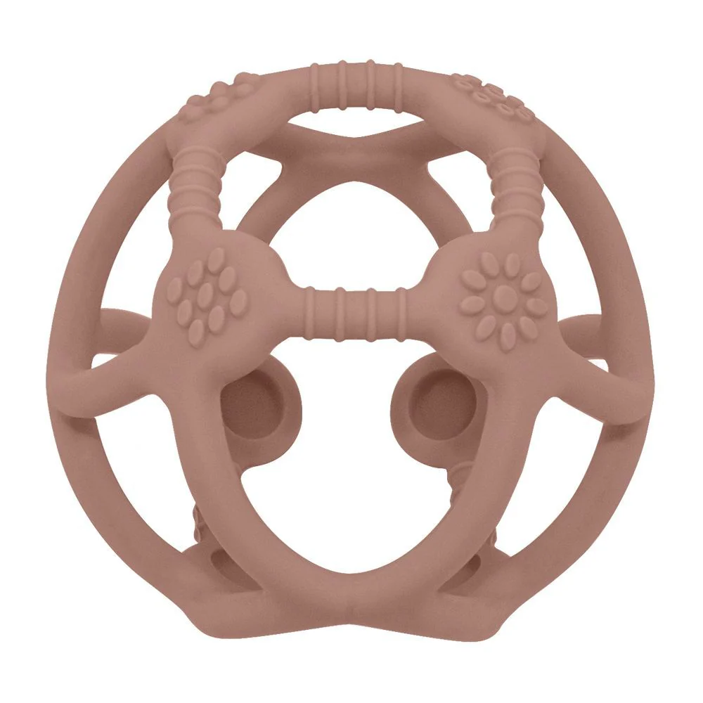 Living Textiles Playground Silicone Teething Ball - Image 4