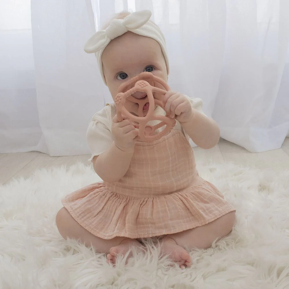 Living Textiles Playground Silicone Teething Ball - Image 8