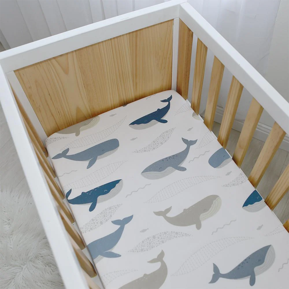 Lolli Living 2pk Bassinet Fitted Sheets Oceania - Image 2