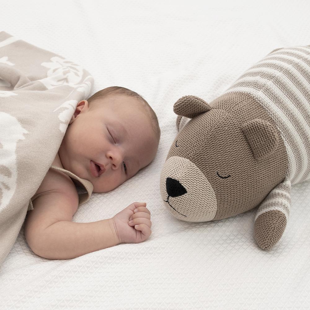 Lolli Living Character Knit Cushion - Bosco Bear - Image 2