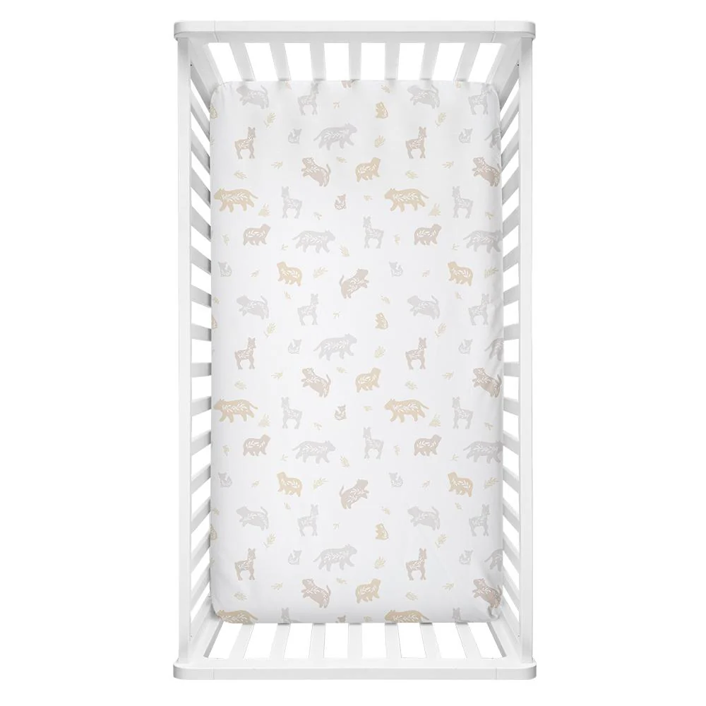 Lolli Living Cot Fitted Sheet - Bosco Bear