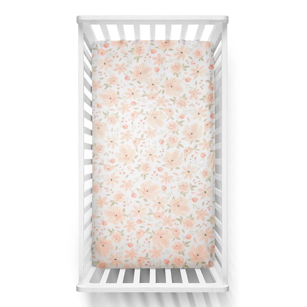 Lolli Living Cot Fitted Sheet Meadow
