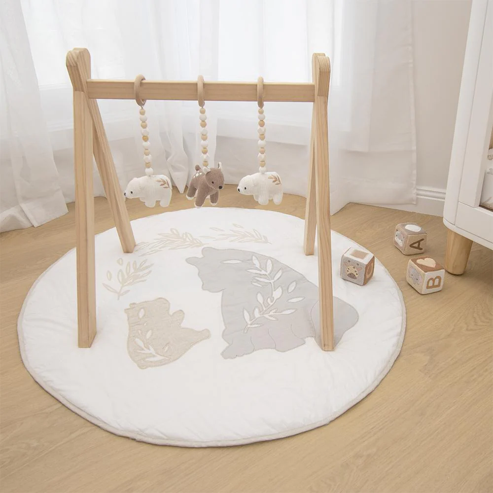 Lolli Living Play Mat + Milestone Cards - Bosco Bear - Image 3