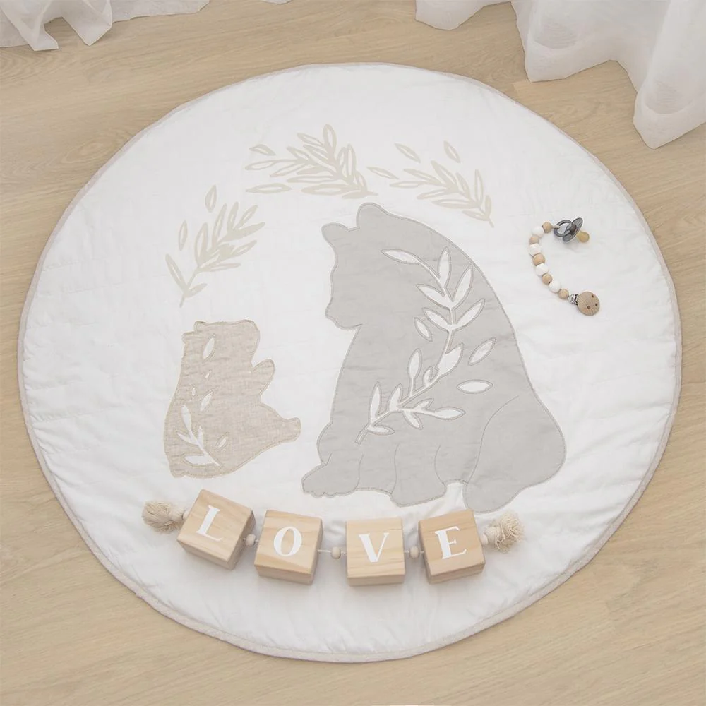Lolli Living Play Mat + Milestone Cards - Bosco Bear - Image 4