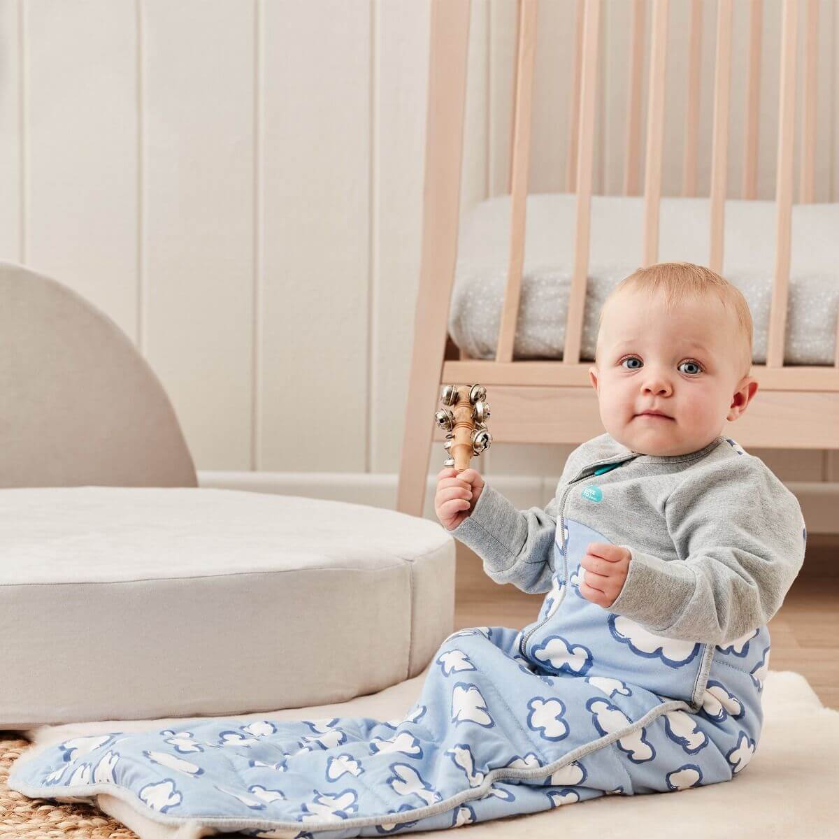 Love to Dream Sleep Bag Warm 2.5 TOG Daydream Blue - Image 3