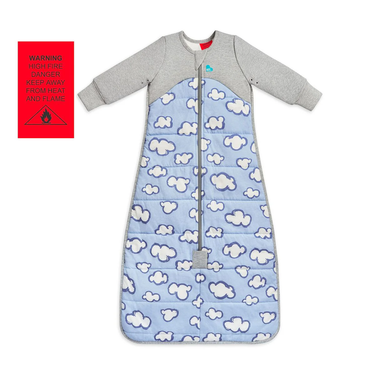Love to Dream Sleep Bag Warm 2.5 TOG Daydream Blue - Image 4