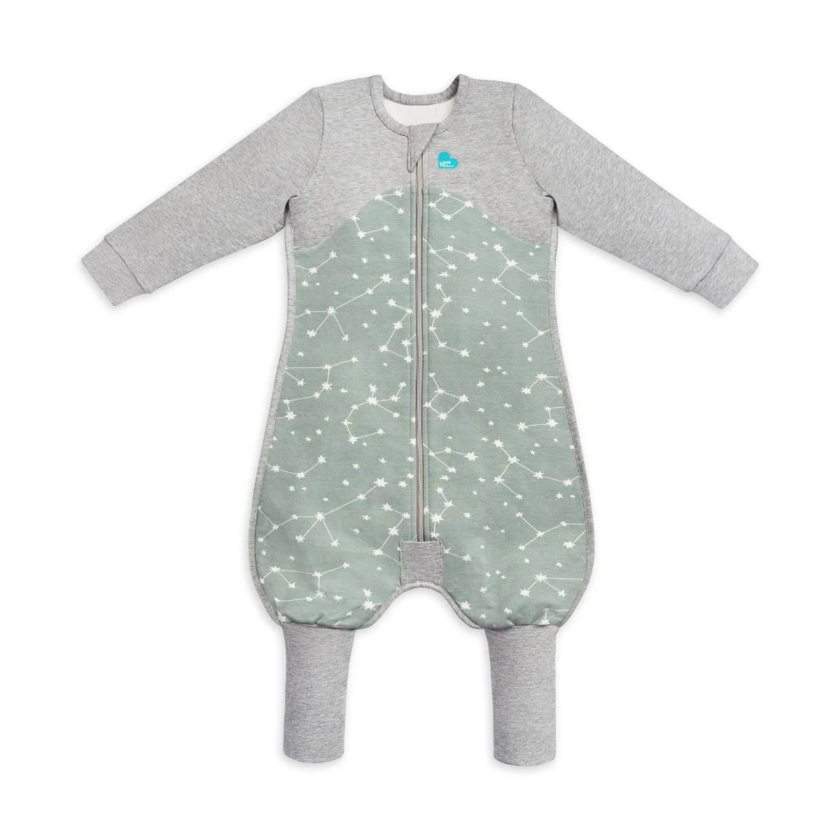 Love To Dream Sleep Suit™ Organic Long Sleeve 1.0 TOG - Stellar Olive
