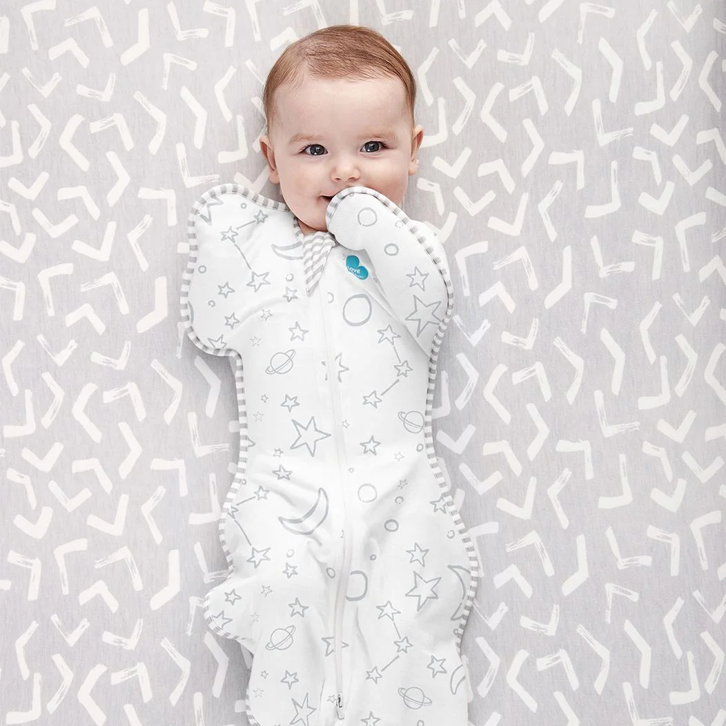 Love To Dream Swaddle Up Original Bamboo Star & Moon Cream - Image 2