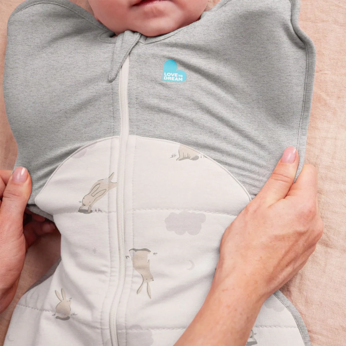 Love To Dream Swaddle Up™ Warm 2.5 TOG - Cloud Bunnies - Image 3