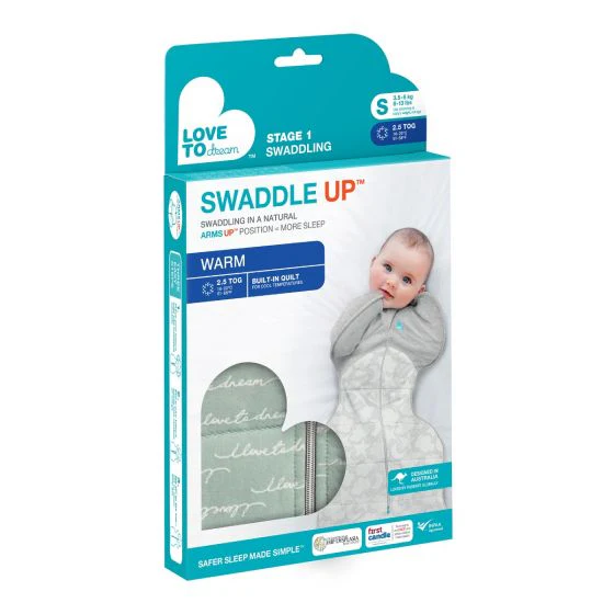 Love To Dream Swaddle Up Winter Warm - Olive - Image 3